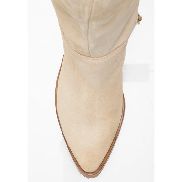 NWT Free People Banks Over The Knee Boot / Sand - Picture 5 of 7